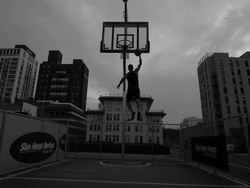 Slum Hoop Hero Cover Image - Vibrant street basketball scene in an Indian slum with players in action